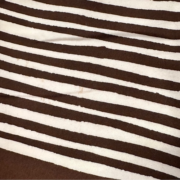 Trina Turk Colorful Retro Striped cotton / spandex  Side zipper, Mini Skirt , 2 - Picture 7 of 8